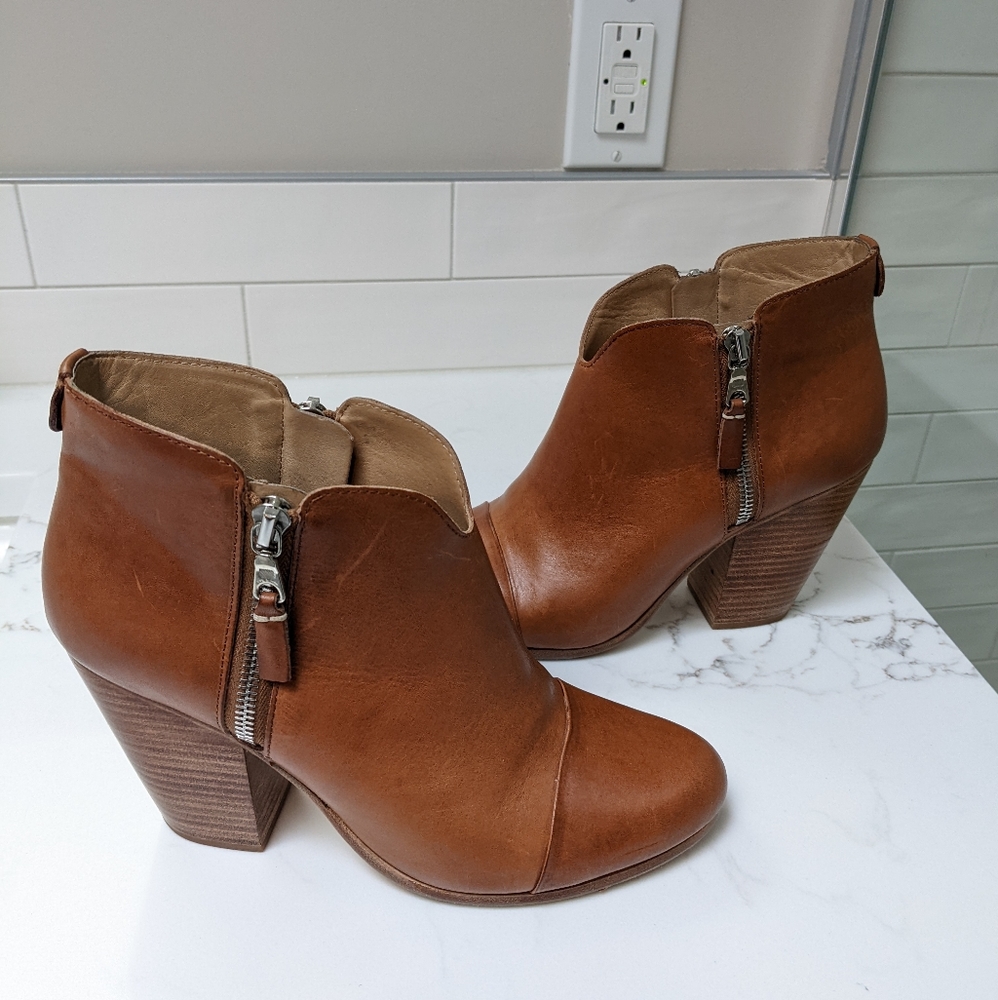 Rag & Bone Margot Boot - Tan Leather 39 8.5